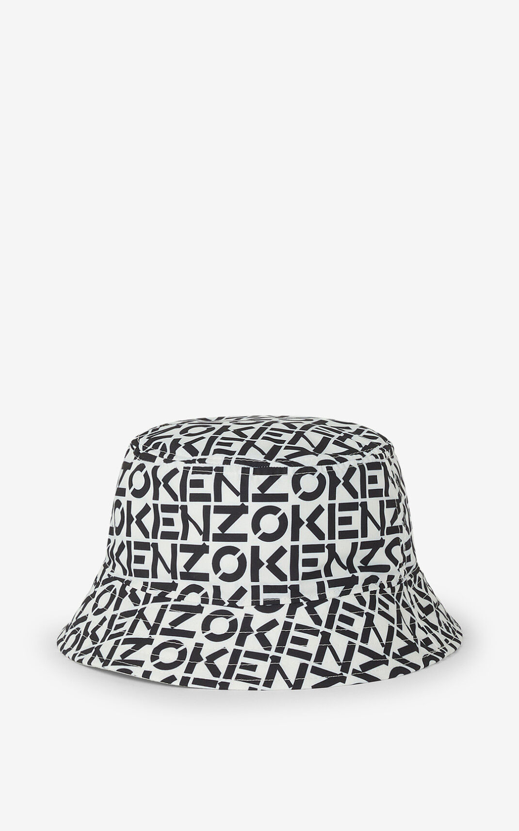 Kenzo Reversible monogram Gorro Pescador Hombre Blancas | 0921547-NU